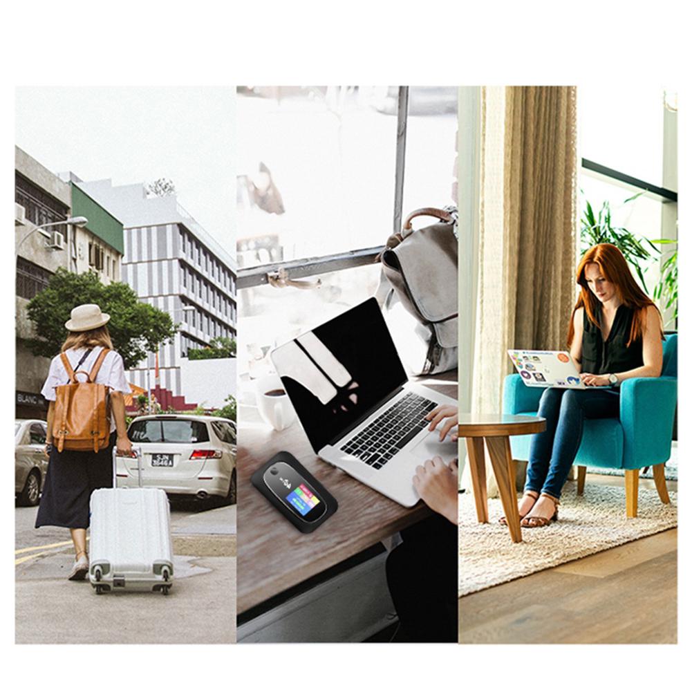 M7 MiFi 4G LTE Mini Portable CAT4 300 Мбит / с беспроводной маршрутизатор со слотом для SIM-карты