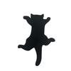 Cute Wooden Door Frame Decor, Farmhouse Black Cat Silhouette Hanging Ornament, Home Doorway Wall Art Decoration