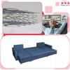 Varius BIG Corner Sofa Bed with Sleeping Containers Family Furniture Navy Blue