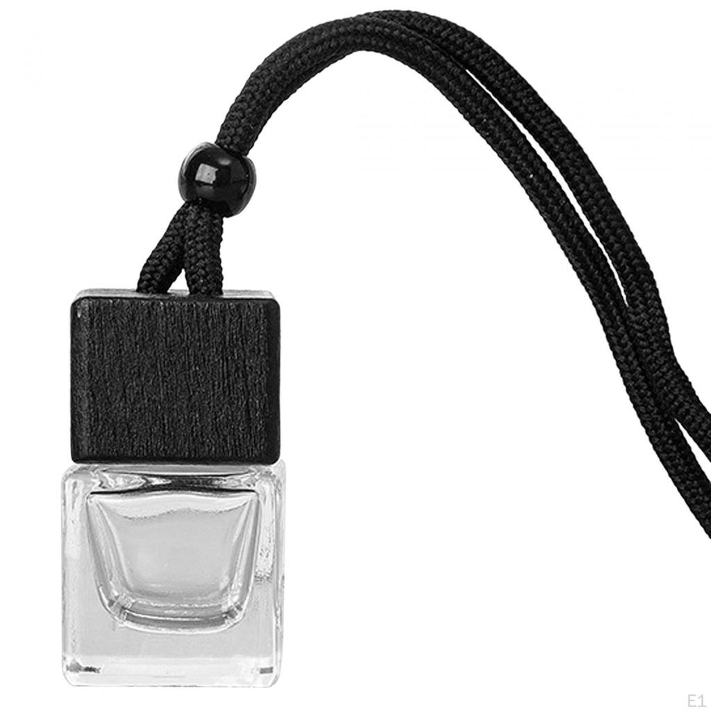 3 Pieces Car Diffuser Bottles Empty 8ml Auto Pendants Office Home Decor Interior Accessories