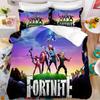 Fortnite Костюм Кровать Удобное Пододеяльник Игра Косплей Спальня Покрывало на Кровать Постельное белье Аниме Мультфильм Наволочка Декор Комнаты Рождественский Подарок