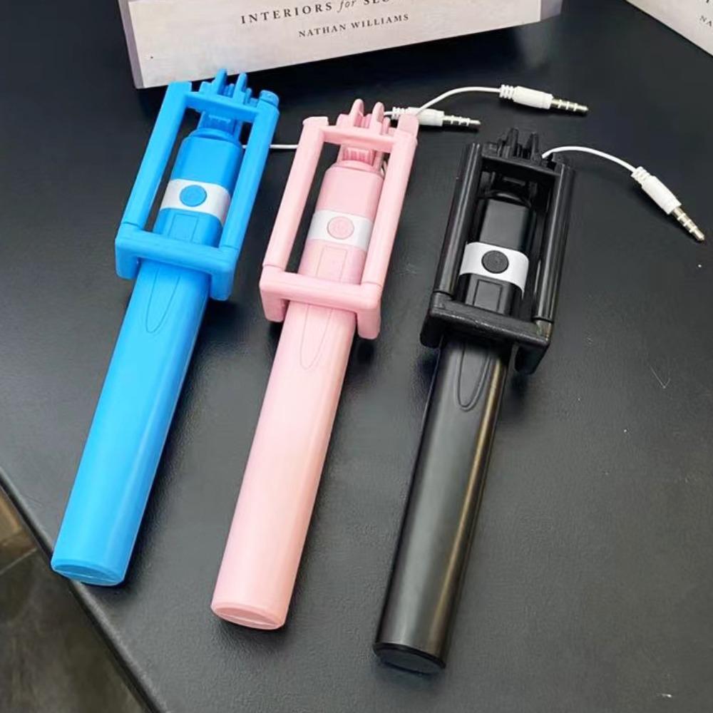 3.5mm Plug Portable Handheld Selfie Stick Portable Extendable Selfie Stick Cellphone