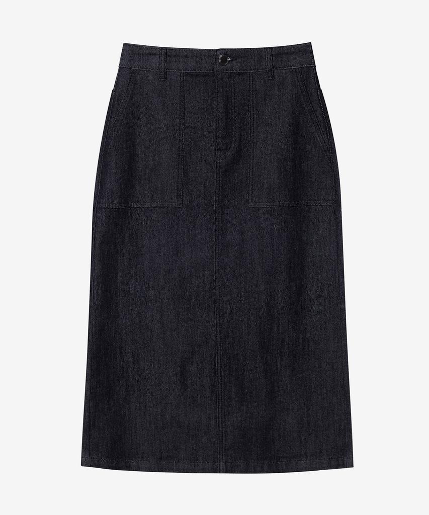 Mind Bridge Woman [W] H-Line Fatigue Denim Skirt