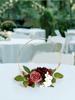 3PCS Artificial Flowers Wedding Wreath Floral Artificial Roses Centerpieces for Sweetheart Table Head Table Ceremony Reception Wedding Decorations