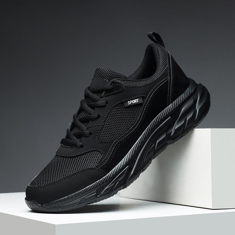 Летняя сетчатая обувь мужская обувь полая дышащая большого размера легкая мужская повседневная спортивная сетчатая обувь для бега