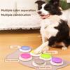 Recordable Dog Answering Button Yellow/Blue Cat Talking Button  Training Communication