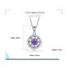 Umcho Ожерелье с подвеской из аметиста, драгоценный камень для девушки, подарок, изысканные ювелирные изделия