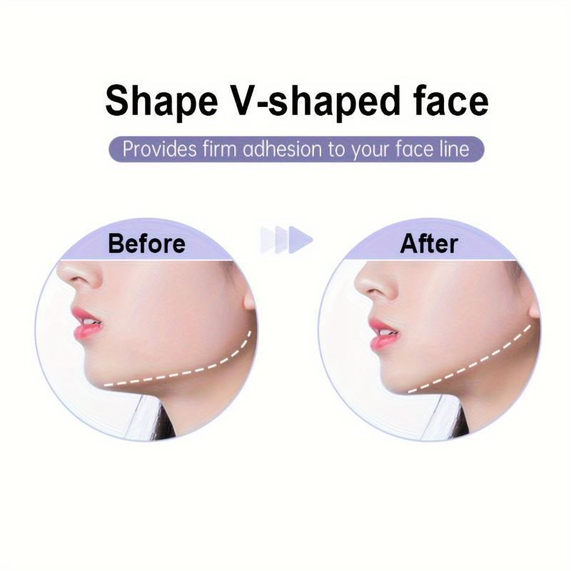 1/3 шт. Маска-патч для подбородка для маленького V-образного лица, патч для лица с креплением за уши, увлажняющий и подтягивающий кожу лица гидрогель