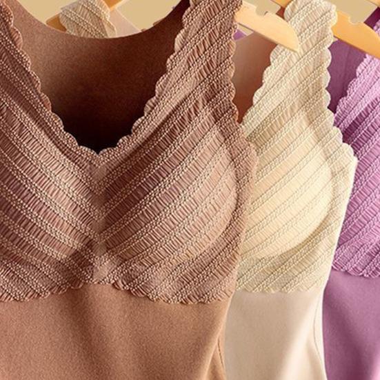 Жилет с V-образным вырезом без рукавов с нагрудными вкладышами, нижнее белье, жилет, бесшовный, бархатная подкладка