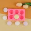 6 отверстий 3D Macaron силиконовые формы для торта шоколадный десерт мыло формы кухонные инструменты для выпечки украшения торта форма из полимерной глины