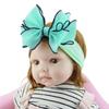 Детские нейлоновые аксессуары для волос, большой сетчатый бант, повязка на голову для малышей, повязка на голову для малышей, чулки с завязанным цветком на голове