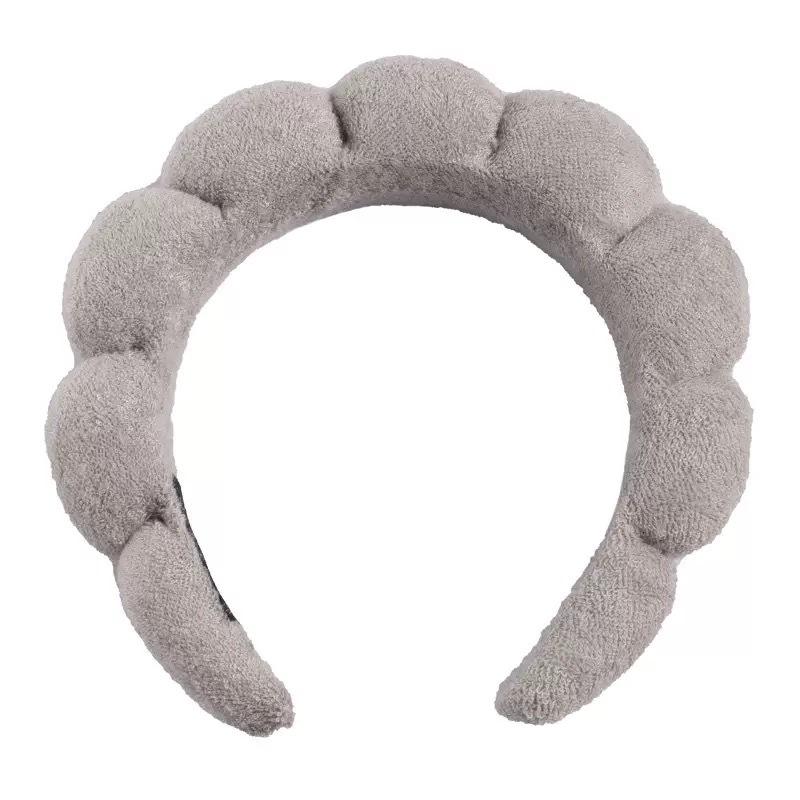 Blue Cloud Wide Headband For Women High Cranial Top Face Washing Hair Band Autumn Winter Headwear