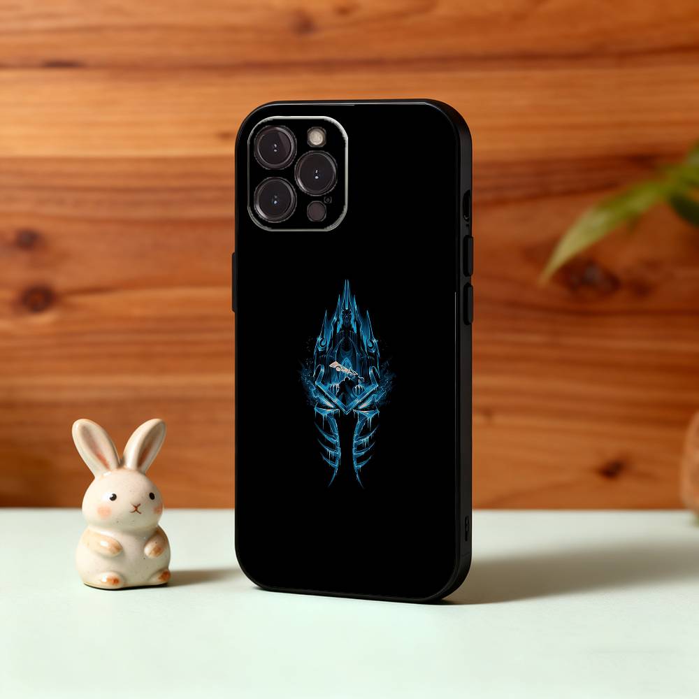 G-Game T-Мир W-Warcraft Чехол для телефона Для iPhone17 16 15 14 13 12 11 Pro Max Plus, 5G Мягкий Черный Чехол