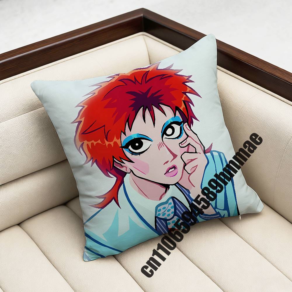 For D-Davids B-Bowies Throw Pillow Case Sham 45X45Cm 35X35Cm Square Home Pillowcase Cushion Cover