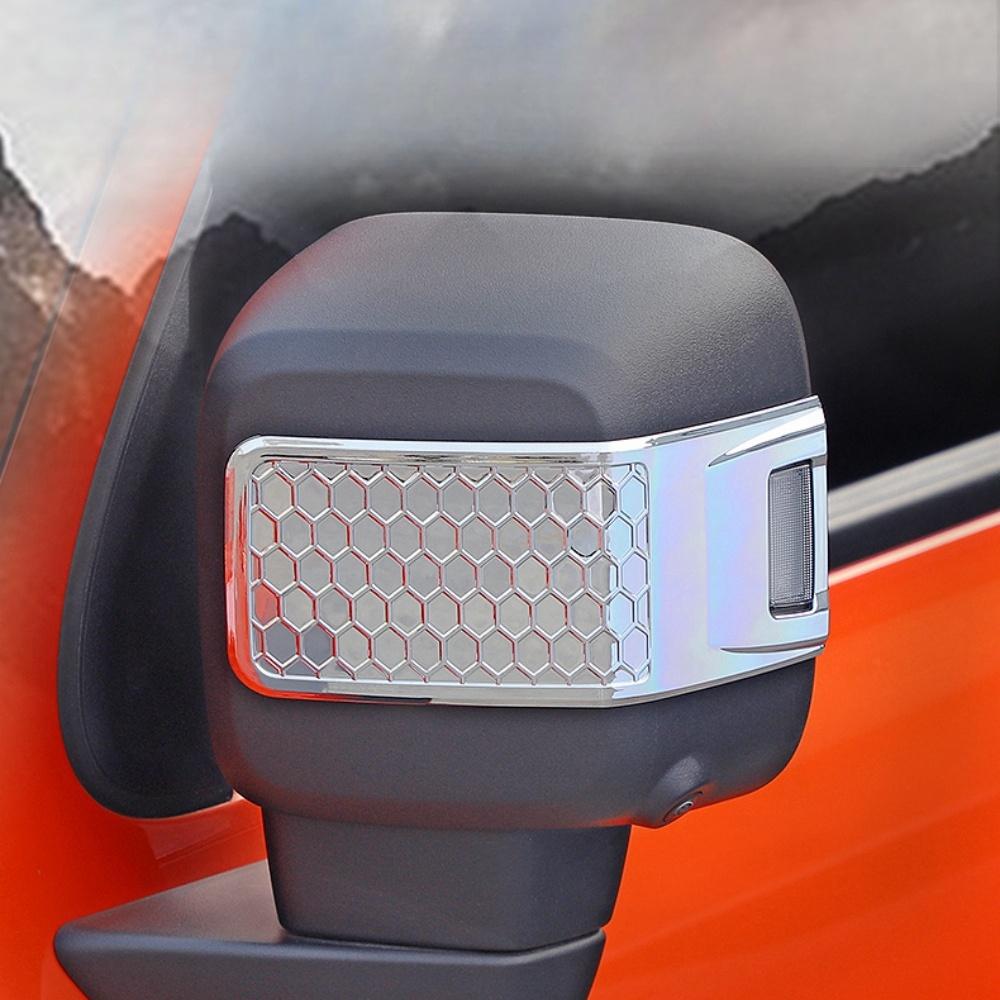 For GWM Great Wall Tank 300 2022 2023 Accessories ABS Chrome Car Side Mirror Strips Rear View Mirror Trim Sticker Cover Garnish