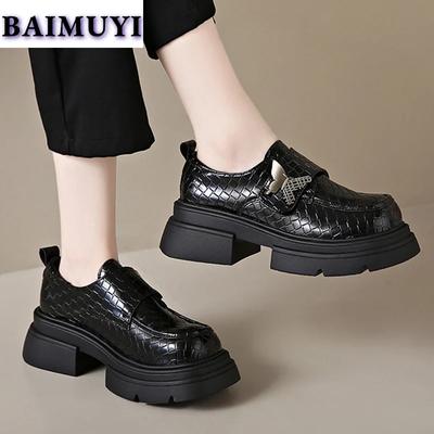 Туфли-лодочки на высокой платформе женские туфли Мэри Джейн Лолита Бабочка Тренд 2025 Новая обувь Мода Платье Массивные Выпускные туфли Mujer Zapatos