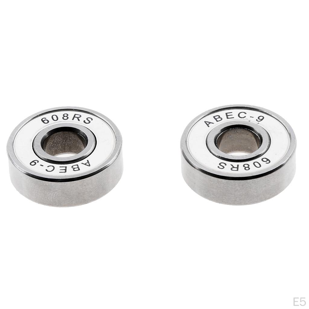 ABEC9 608RS Подшипники для колес роликовых коньков Скейтборд Лонгборд Упаковка 10 шт.