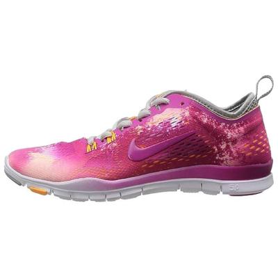 Free 5.0 Tr Fit 4 Универсальные Удобные Нескользящие Прочные Кроссовки для Тренировок с Низким Верхом Женские кроссовки Розовые 629832-100