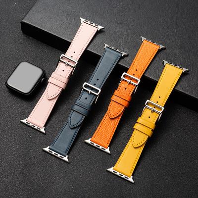 Кожаный ремешок для Apple watch ремешок 44 мм 45 мм 40 мм 41 мм 38 мм 42 мм 42 44 45 мм Браслет Single Tour iWatch series 6 5 4 3 se 7 41