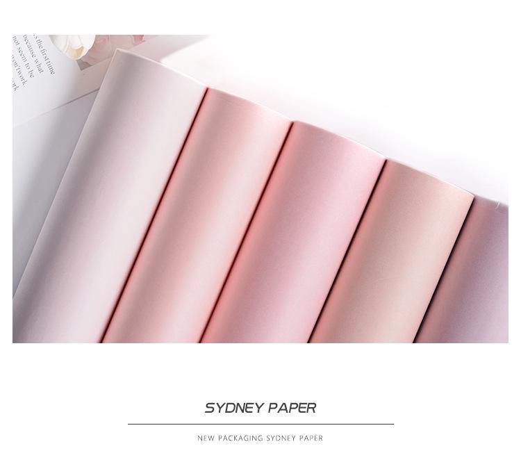 Цветочная тишью бумага в корейском стиле для упаковки букетов и украшения подарков