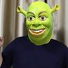 Латексная маска на Хэллоуин Маска Шрека Маскарадная Забавная Маска на все лицо Зеленая Маска Хэллоуин Косплей Латексные Маски, Креативный Подарок на Хэллоуин