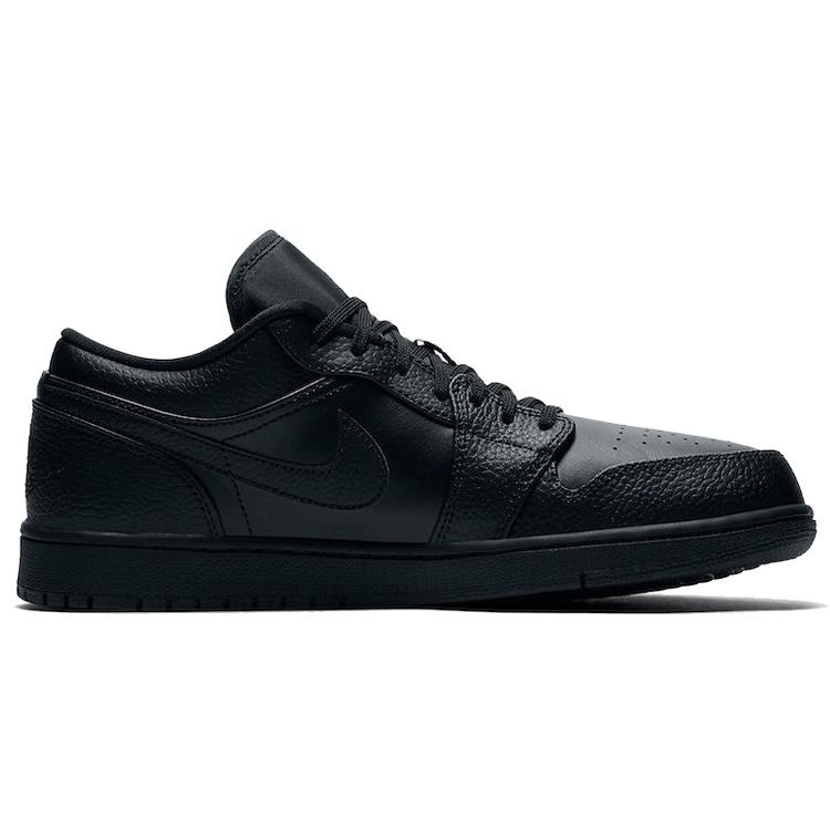Air Jordan 1 Low 'Triple Black' Men's 553558-091