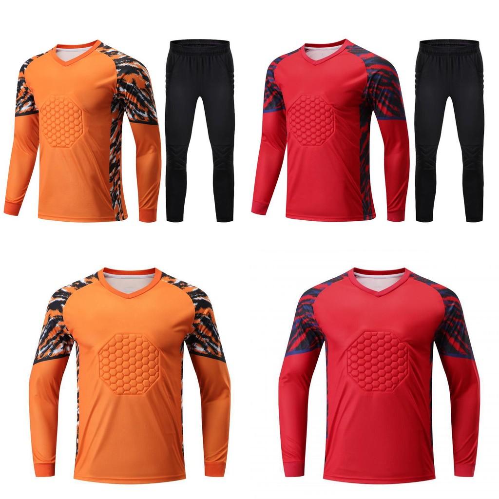 Детская вратарская форма с длинным рукавом для сезонных футбольных тренировок
