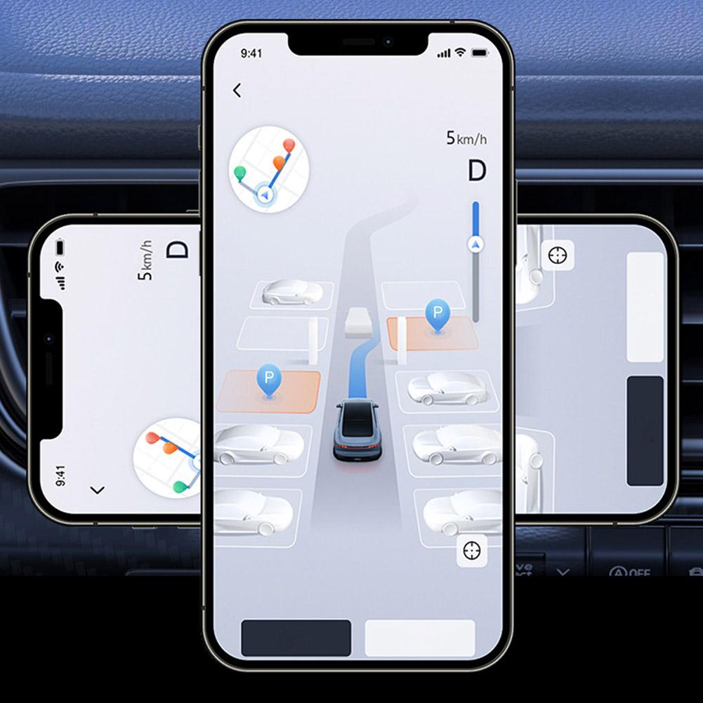 Magnetic Car Phone Holder Car Dash Phone Mount Tri-fold Foldable Phone Stand Hands Free Smartphone Support Car Accessories