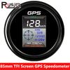 Цифровой TFT-экран 85 мм 3 в 1: GPS-спидометр + Часы + Часомер + Вольтметр. Скоростемер для морского транспорта, автомобиля, лодки.
