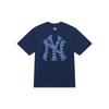 MLB MONOGRAM Футболка унисекс SS24 Темно-синяя 3ATSM0643-50NYS
