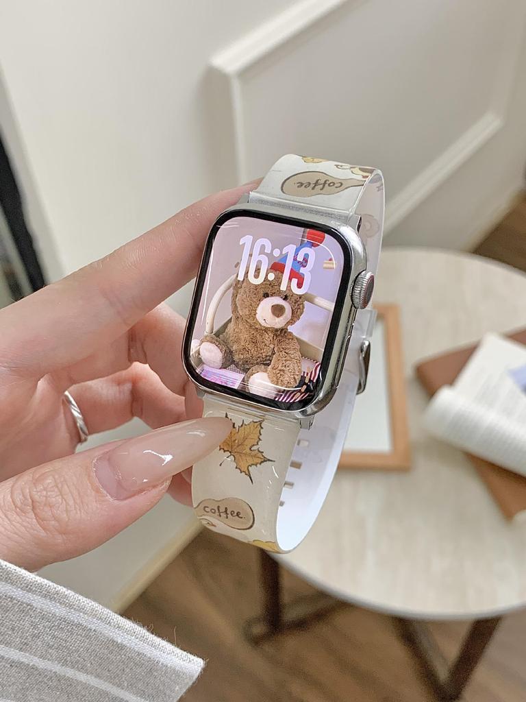 Мультяшный ремешок для часов Apple 11-го поколения iWatch, Huawei Fit43 и Xiaomi 9Pro