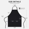 1 шт. кухонный фартук с карманами для мужчин и женщин, устойчивый к масляным пятнам