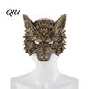 Werewolf Mask For Party 3D Wolf Head Mask, High Elastic Lightweight Comfortable Costume with Adjustable Strap for Halloween Cosplay Photo Props