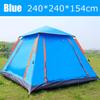 4-5 Person Automatic Tents Waterproof Camping Hiking Tent Large Family Tent Portable Anti-UV Multi-purpose Rainproof Breathable Outdoor Sports