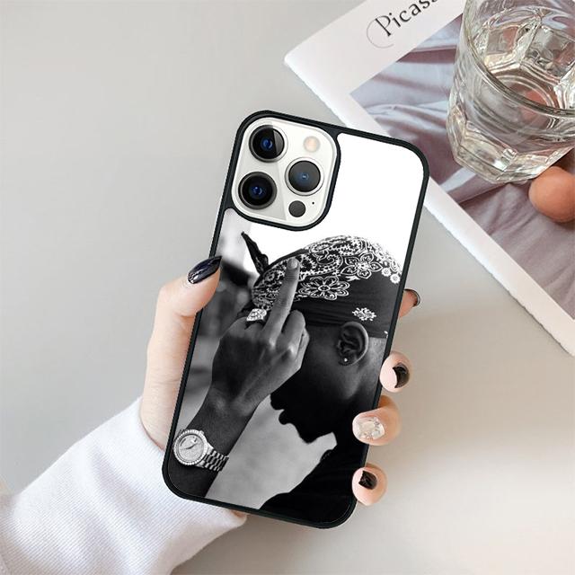 Tupac 2pac Shakur Phone Case For iPhone 17 Air 15 16 Cover  14 13 11 12 Pro Max Max Plus Back Coque shell
