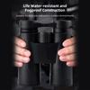12X42 Binoculars Telescope for Adults FMC Optical Lens BAK4 Prisms Daily Life Water Resistant with Carrying Bag for