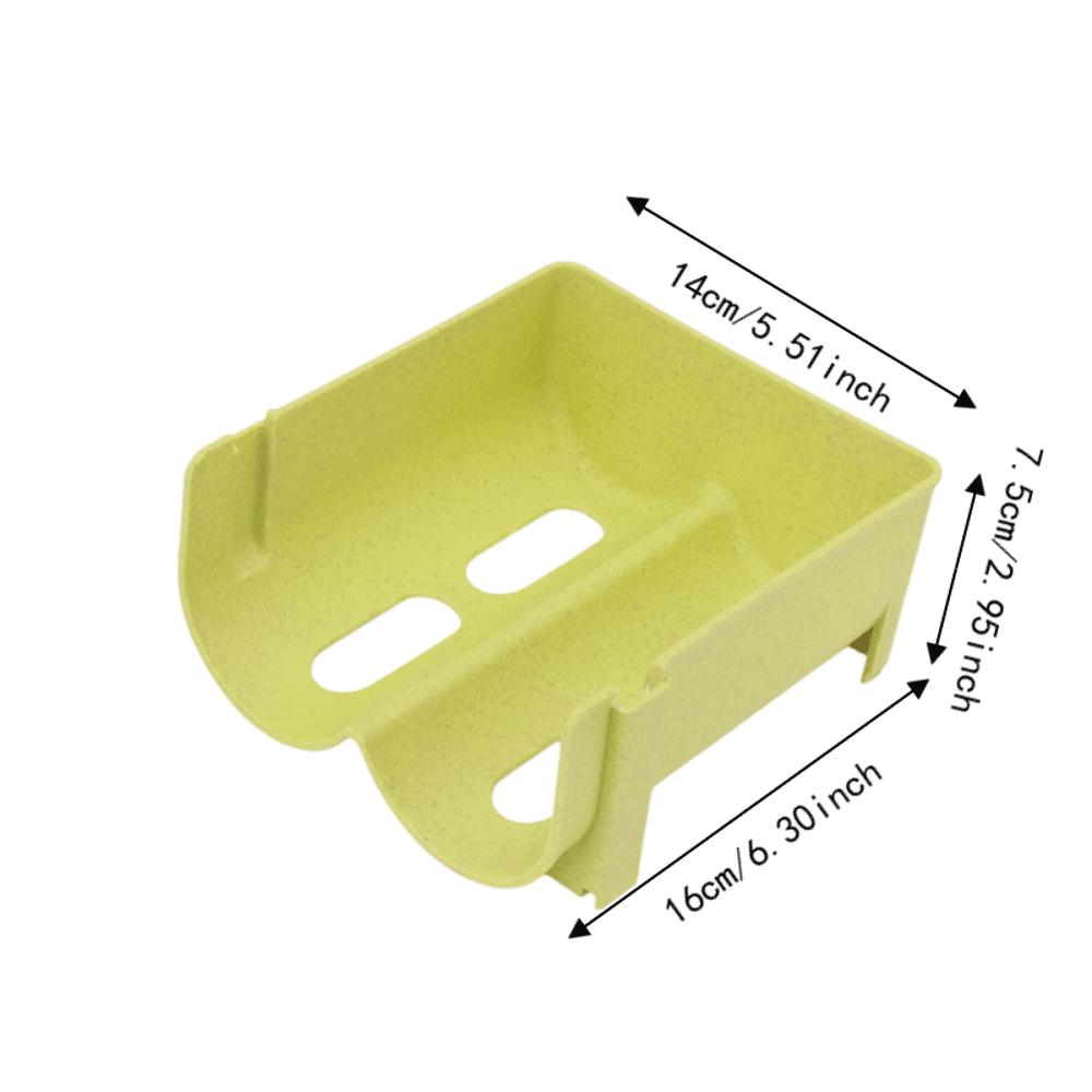 2PCS Green Can Organizer Layered Structure Stackable Can Holder Drink Storage Holder Refrigerator