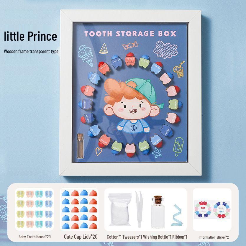 Children's Tooth Storage & Keepsake Box: Boy/Girl Baby Tooth Collection