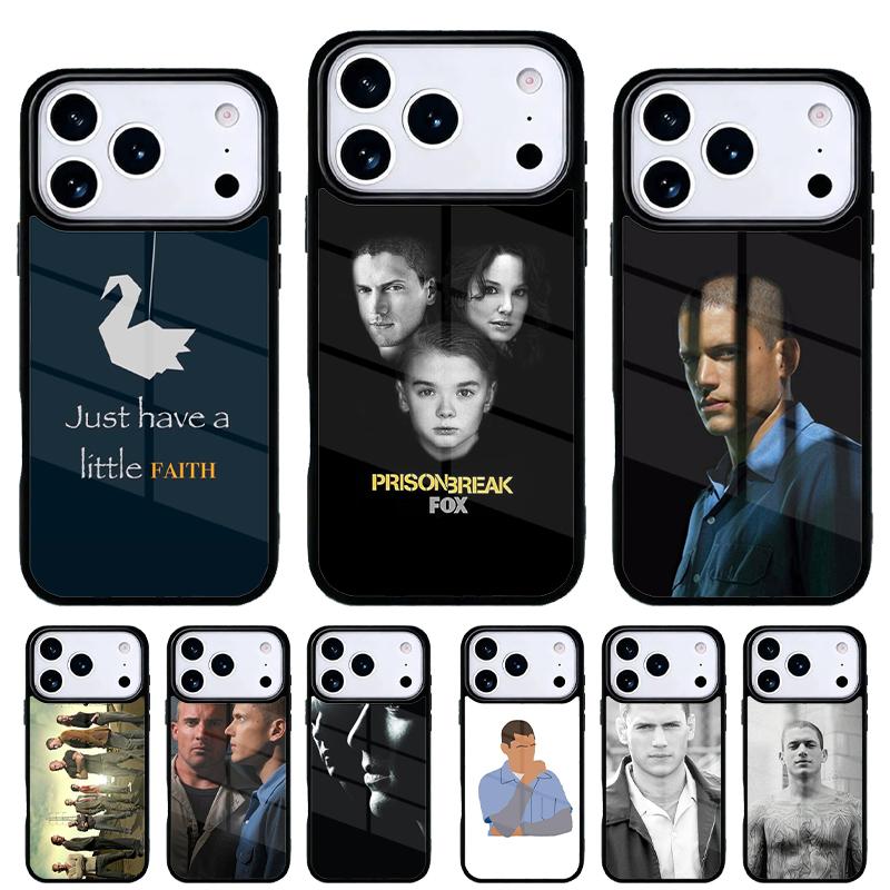 Мягкий чехол для телефона Prison Break для iPhone 17 Air 16e 15 14 13 Pro Max Задняя крышка для 12 11 Pro Coque