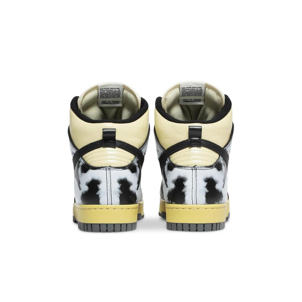 Nike Dunk High 1985 'Черный кислотный отбеливатель' (унисекс) Кеды Lemon Drop / Черный / Saturn DD9404 700