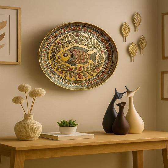 Home Decor Lucky Deer Family Matte Finish Ceramic Figures Set of 3, Matte Brown Christmas Decoration Items for Home Living Room Office