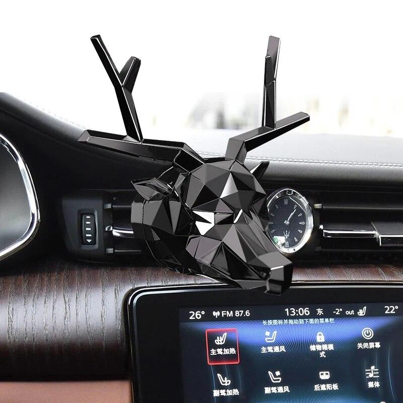 Без коробки, без духов, крутой освежитель воздуха с изображением оленя, бульдог, автомобильные духи, хороший запах для автомобильного диффузора, автоароматизатор