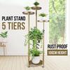 5 Layer Flower Pot Stand Plant Garden Rack Steel Shelf Indoor Outdoor Balcony Ladder Pot Plant Rack