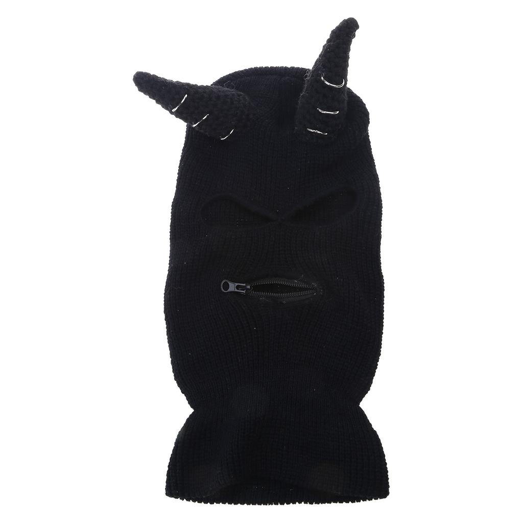 Вязаная маска-балаклава на все лицо для лыж, зимняя защита лица для занятий спортом на открытом воздухе, оригинальная вязаная шапка-бини