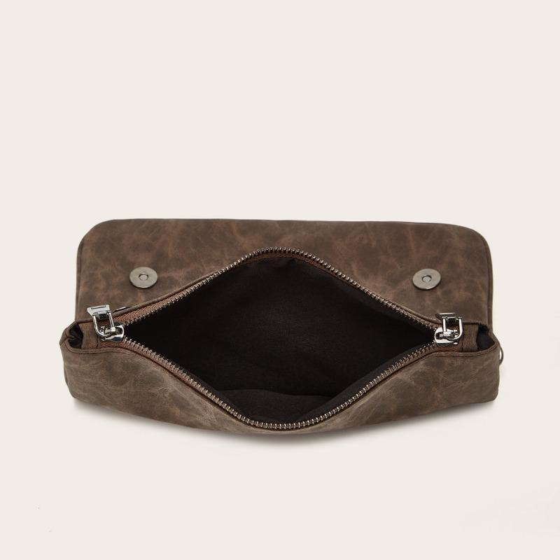 Популярная женская винтажная сумка через плечо на одно плечо с цепочкой Premium Sense Niche Design Underarm Bag