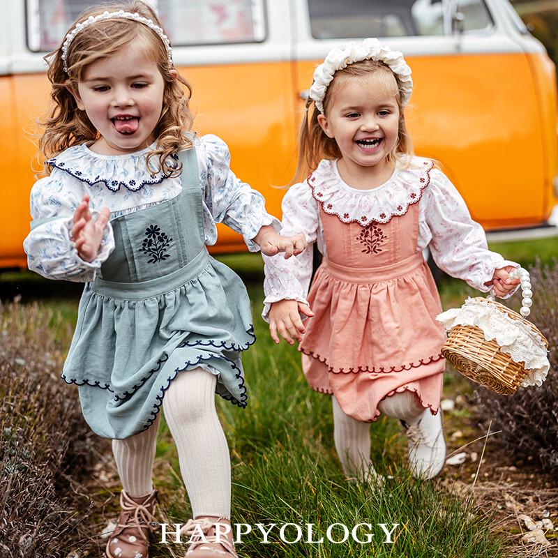 Женский топ Happyology с цветочной вышивкой и длинным рукавом