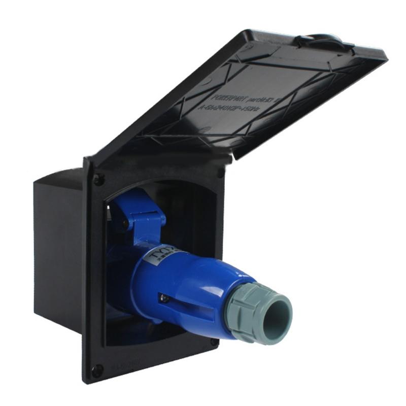 Реконструкция схемы прицепа для автодома Водонепроницаемая розетка для скрытого монтажа Автомобильное электрооборудование Аксессуары для кемперов