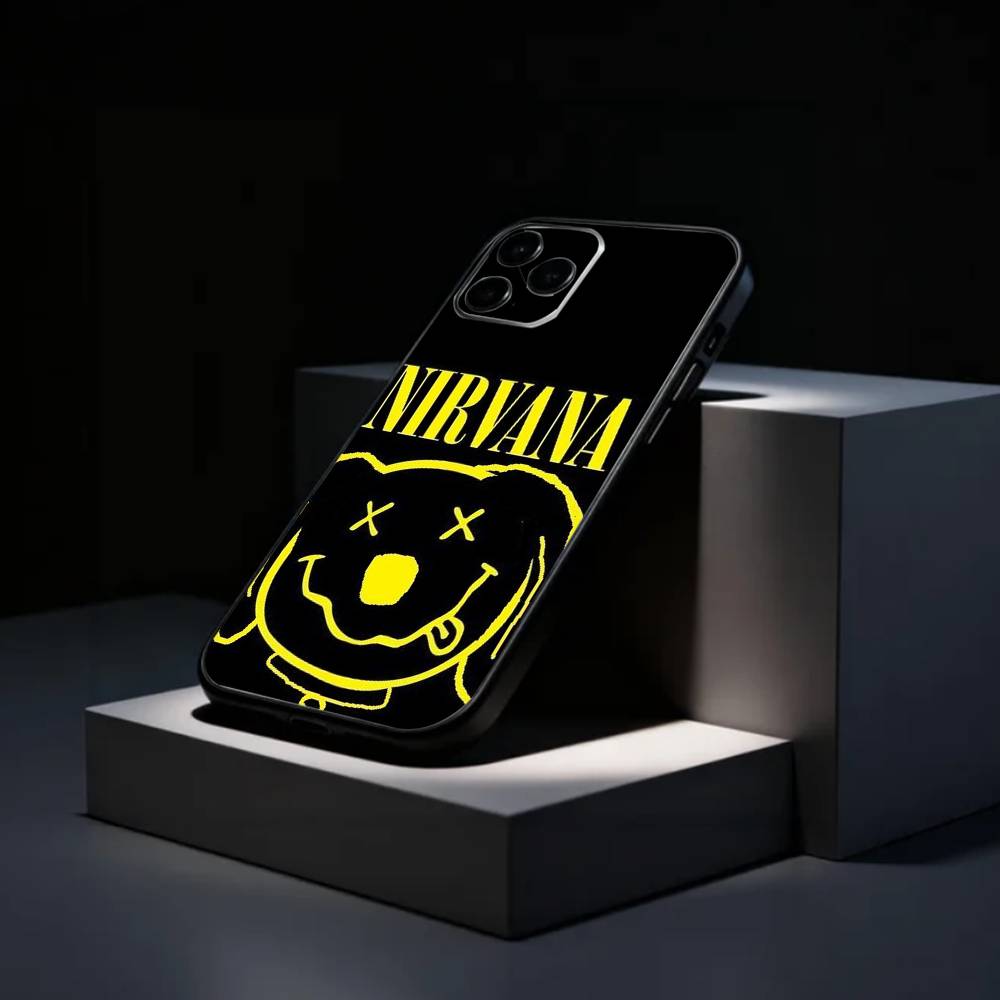 L-Lamentably Nirvana R-Rock Band Phone Case Silicone Soft For IPhone 17 16 15 14 13 12 11 X XR Plus Pro Max Plus
