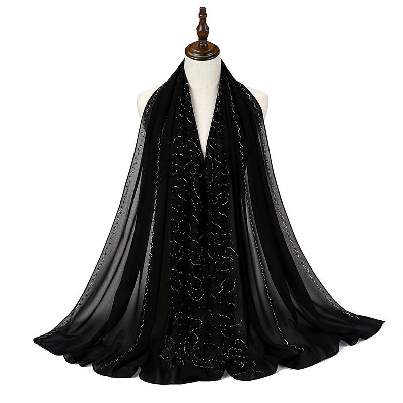 Новый Летний Роскошный Элегантный Женский Шелковый Шарф Пляжный Накидка Шаль Шифоновая Блестящая Бандана Защита от Солнца Хиджаб Женский Шарф Парео Платок