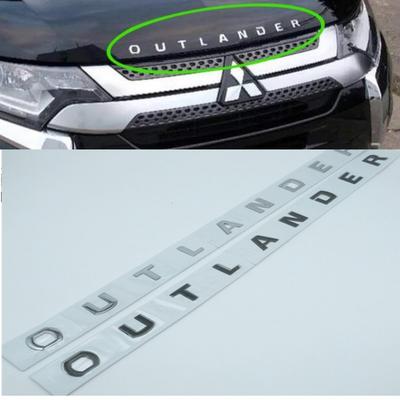 1 шт. 3D ABS для OUTLANDER буквы на автомобиль передний капот Решетка значок на капот задний Бампер значок для грузовика наклейка Стайлинг